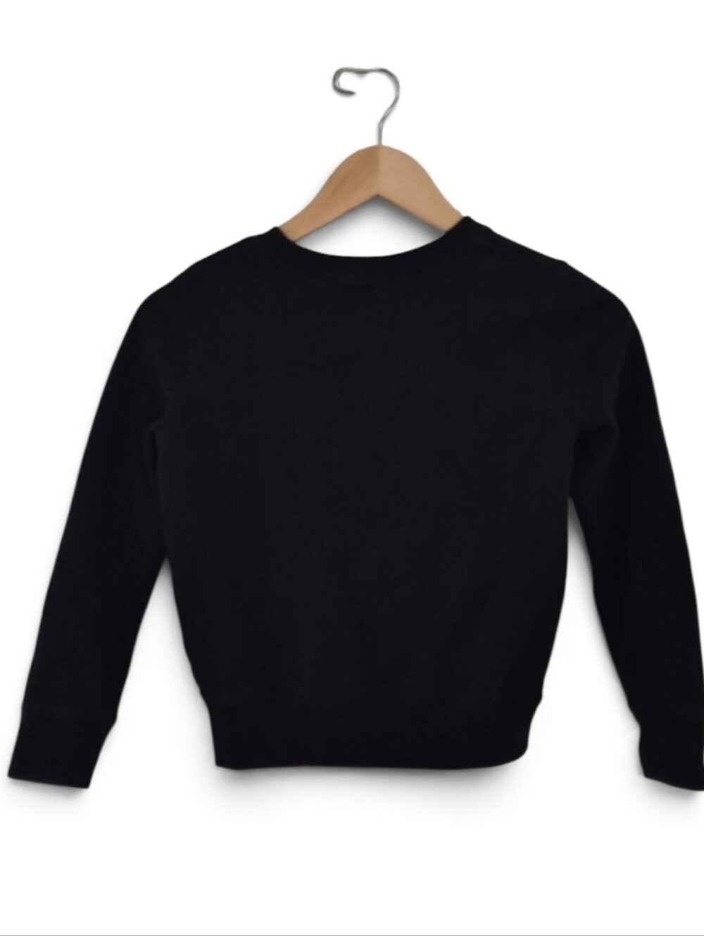 Polo Ralph Lauren Polo Bear Ski Black Cotton Logo Sweatshirt sweater Size 8/10 - Picture 2 of 5